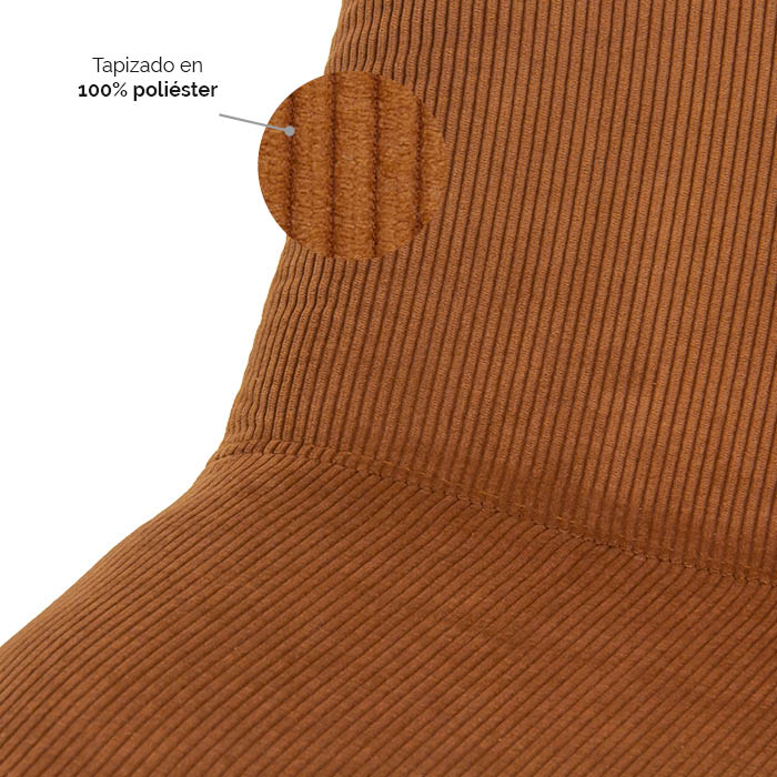 Sillon Tela Naranja Cincuenta Y Uno | Sillones y Ottomanes | salas